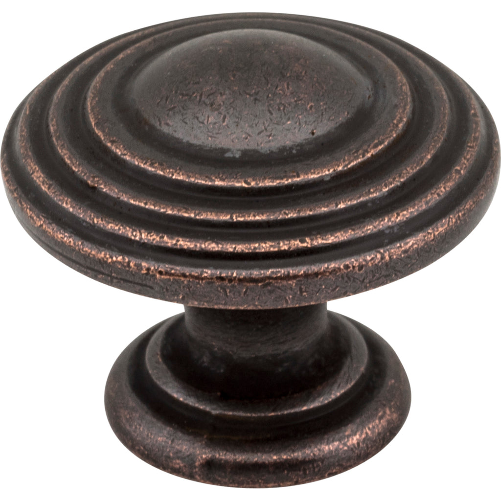 Stacked Bremen 2 Cabinet Knob by Jeffrey Alexander - Distressed Oil Rubbed Bronze