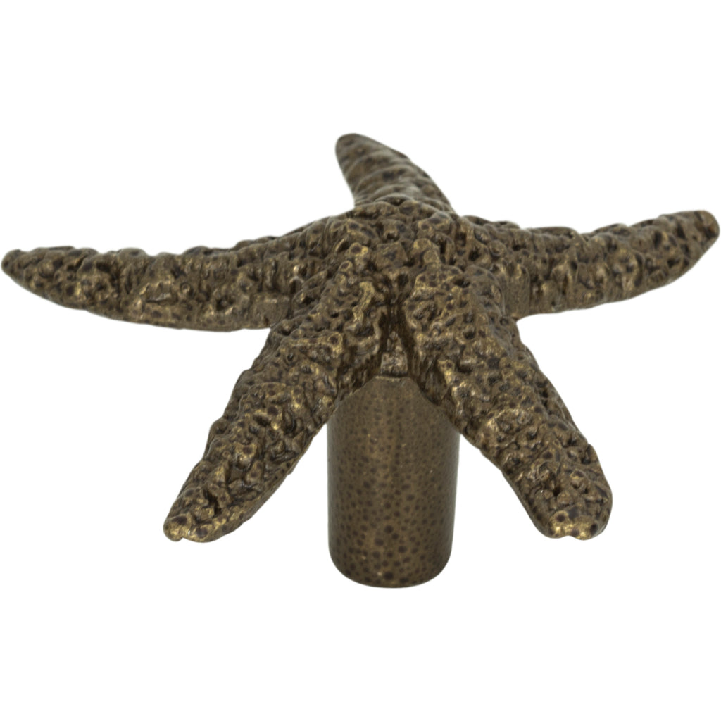 Starfish Knob by Atlas - 2" - Burnished Bronze - New York Hardware