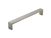 Rectangular Squared Pull -  5 9/32" (134mm) Satin Stainless Steel - New York Hardware Online
