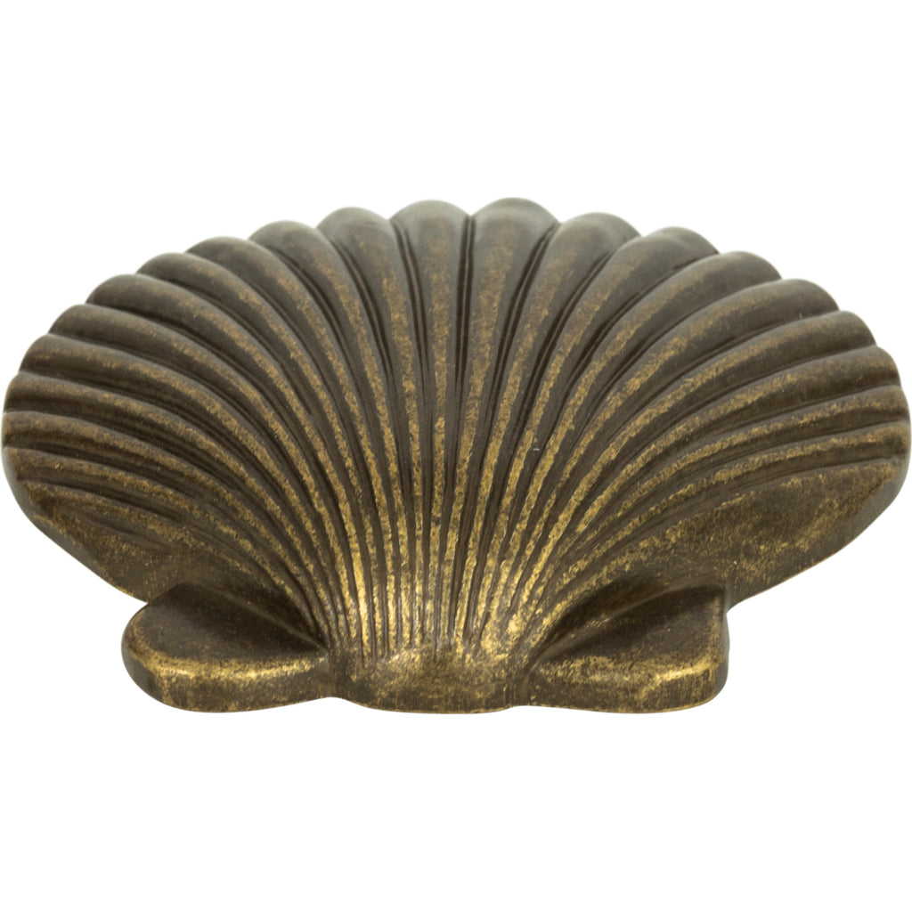Clamshell Knob by Atlas - 2" - Burnished Bronze - New York Hardware