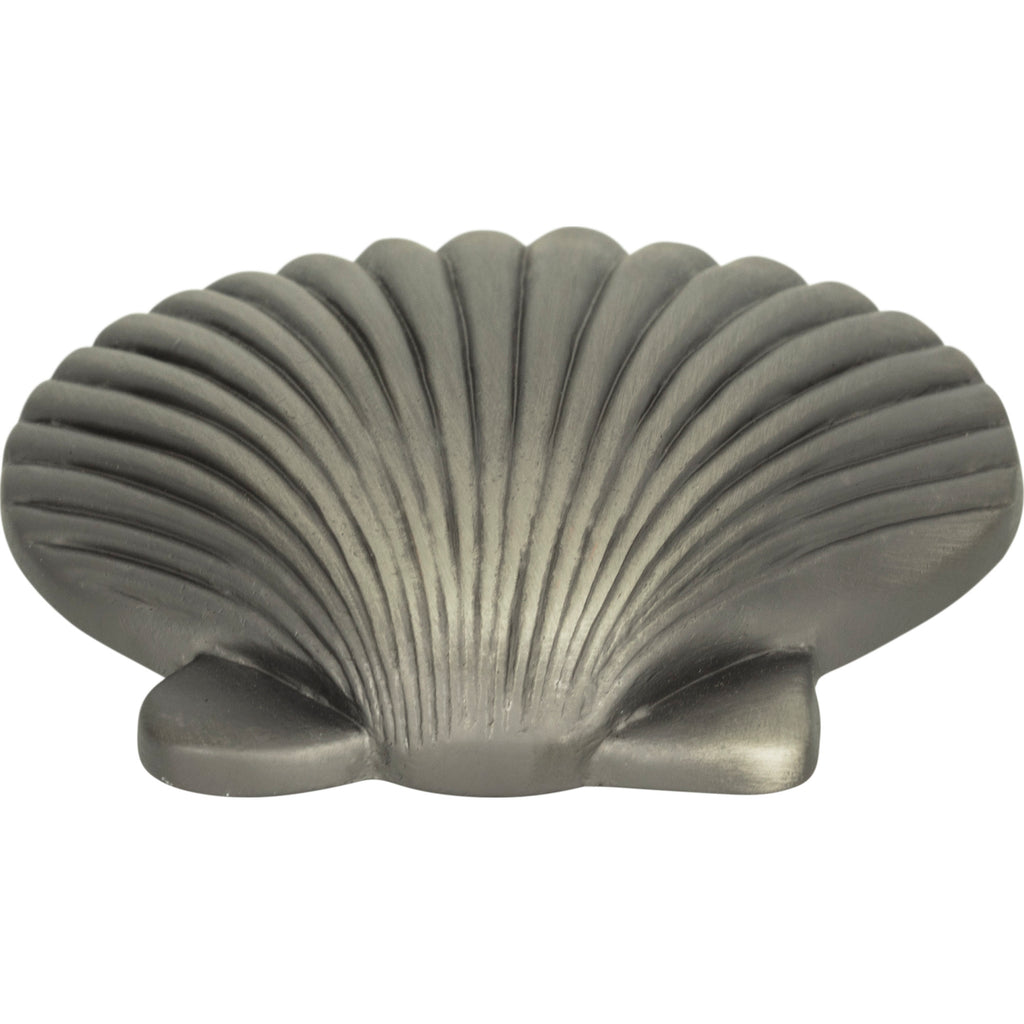 Clamshell Knob by Atlas - 2" - Pewter - New York Hardware