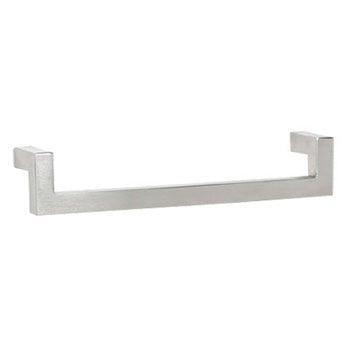 Offset Square Bar Pull - 12 1/4" (310mm) Satin Stainless Steel - New York Hardware Online