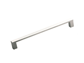Square Form Pull - 4 13/32" (112mm) Satin Stainless Steel - New York Hardware Online
