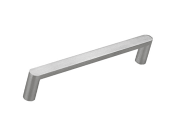 Flat Surface Oblonged Pull - 4 13/32" (112mm) Satin Stainless Steel - New York Hardware Online