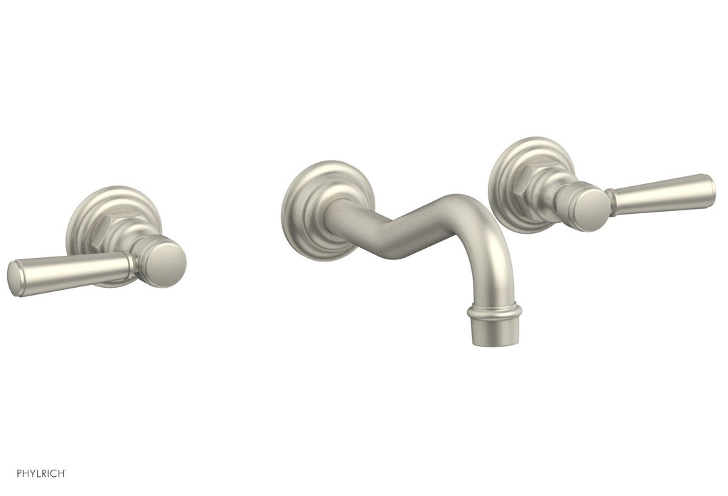 HENRI Wall Lavatory Set   Lever Handles by Phylrich - Burnished Nickel