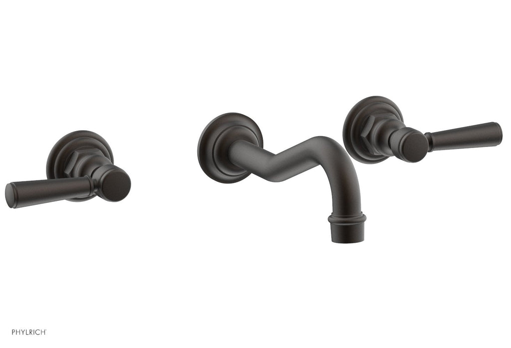 HENRI Wall Lavatory Set   Lever Handles by Phylrich - Oil Rubbed Bronze