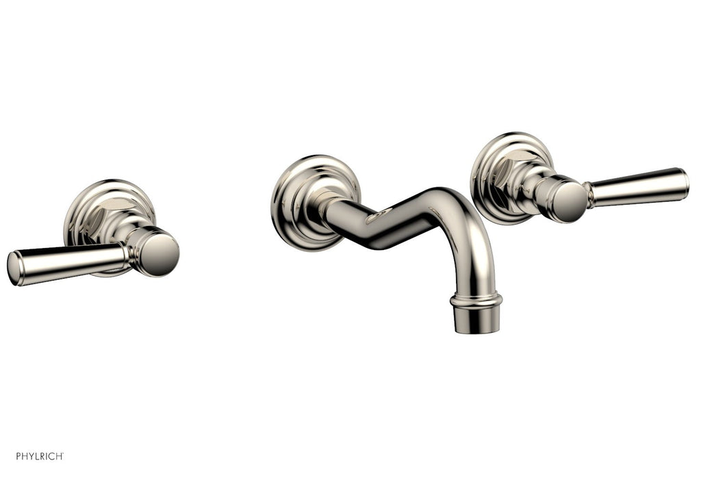 HENRI Wall Lavatory Set   Lever Handles by Phylrich - Polished Chrome