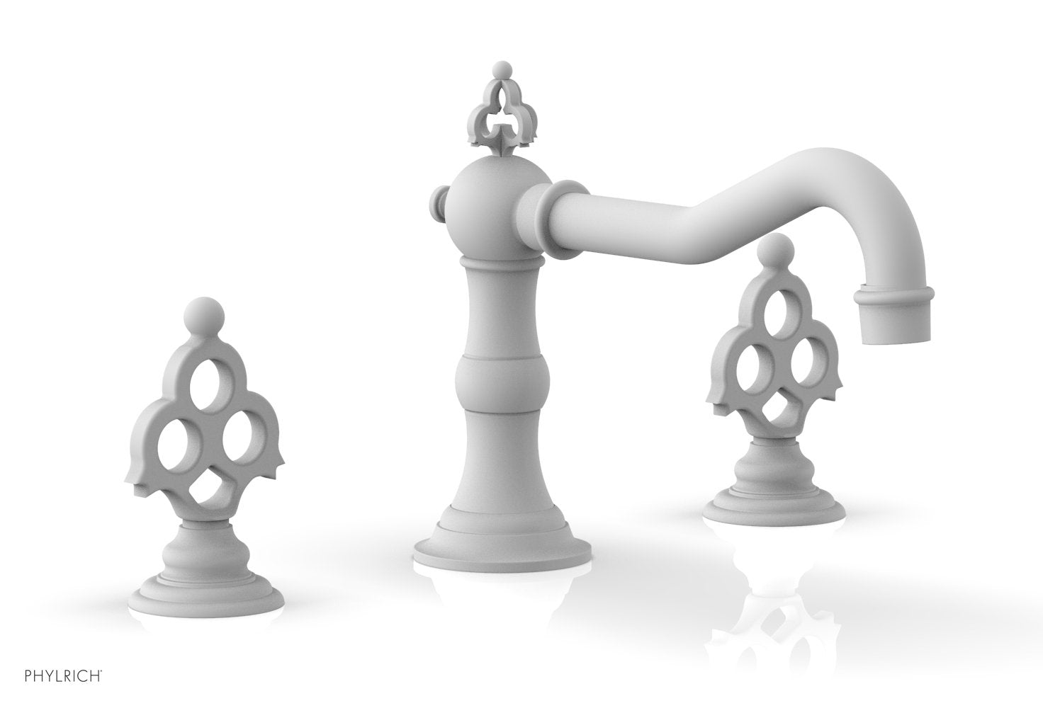 7-7/8" - Satin White - MAISON Deck Tub Set  by Phylrich - New York Hardware