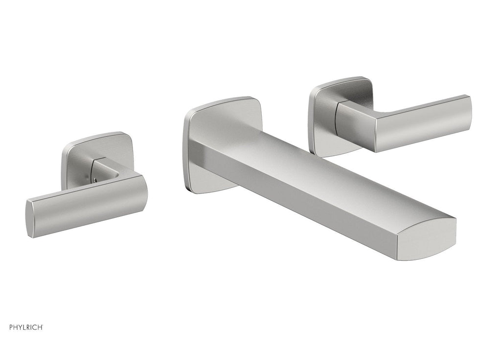 RADI Wall Lavatory Set   Lever Handles by Phylrich - Satin Chrome