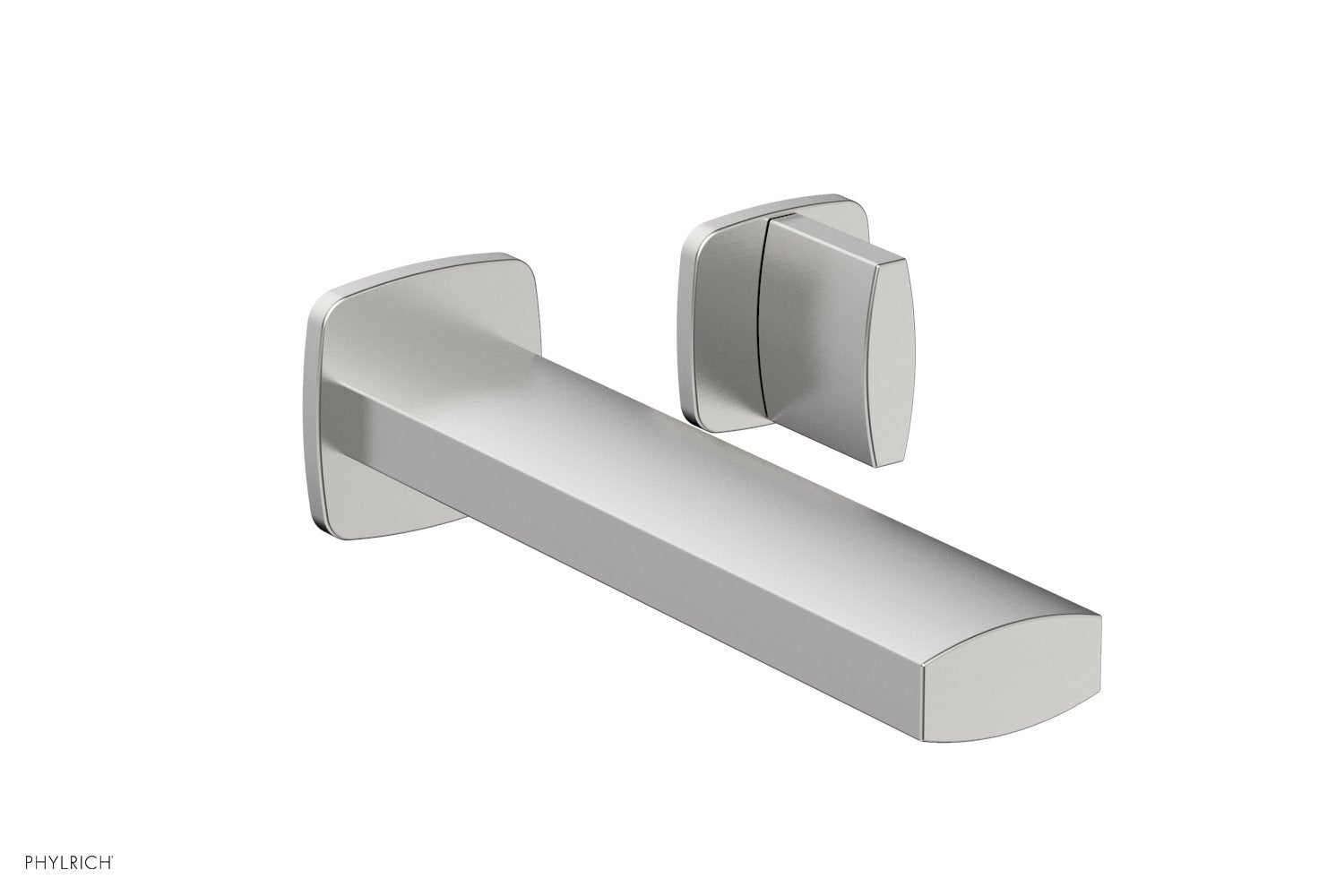 RADI Single Handle Wall Lavatory Set   Blade Handles by Phylrich - Satin Chrome