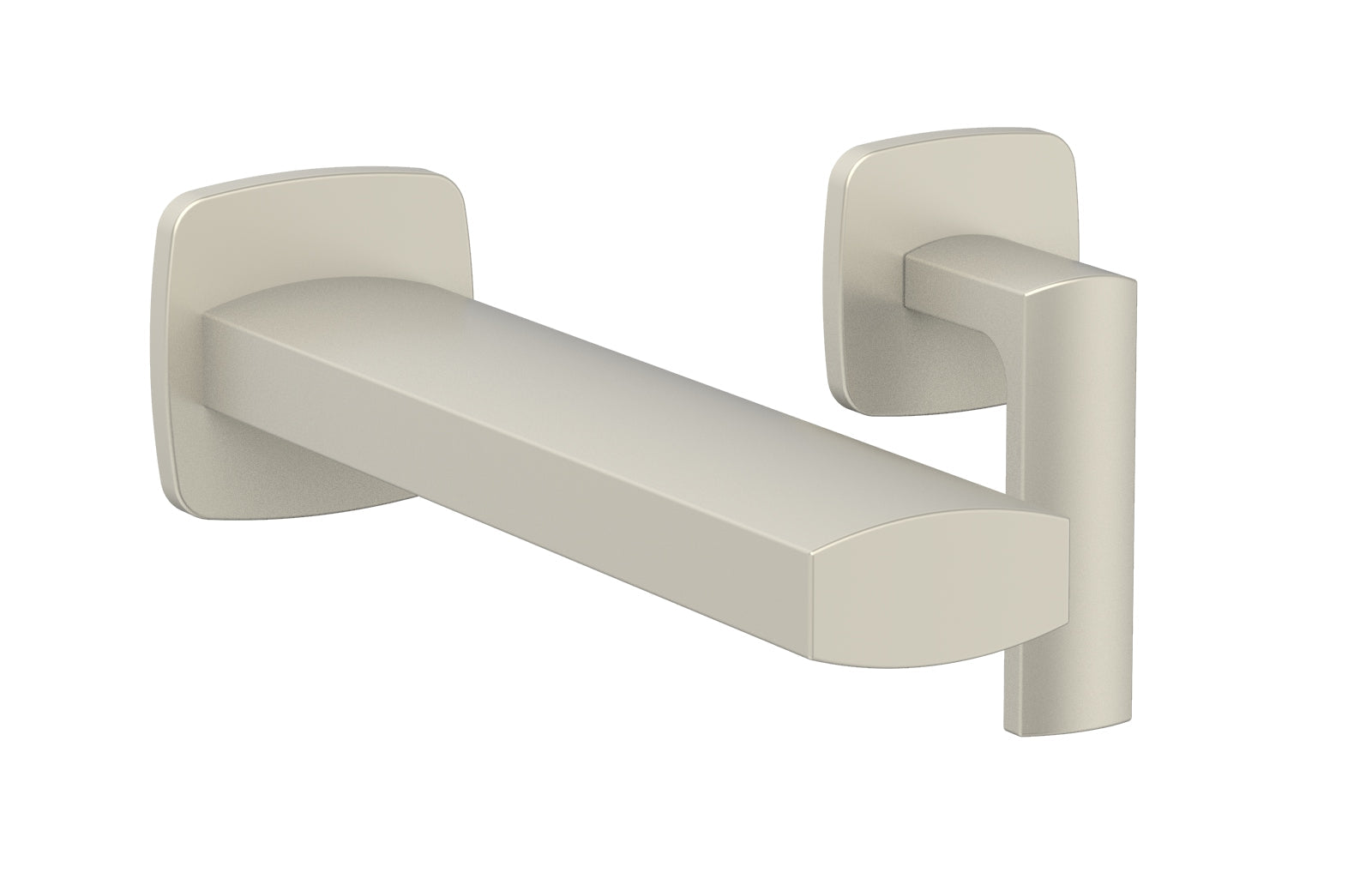 RADI Single Handle Wall Lavatory Set   Lever Handles by Phylrich - Burnished Nickel