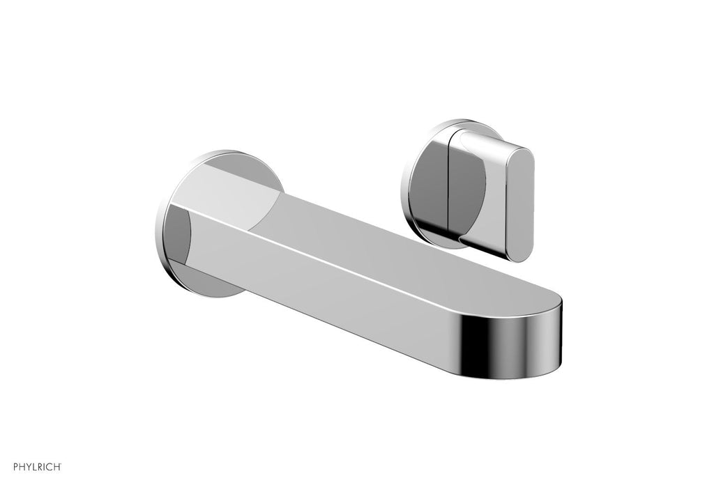 ROND Single Handle Wall Lavatory Set   Blade Handles by Phylrich - Polished Nickel