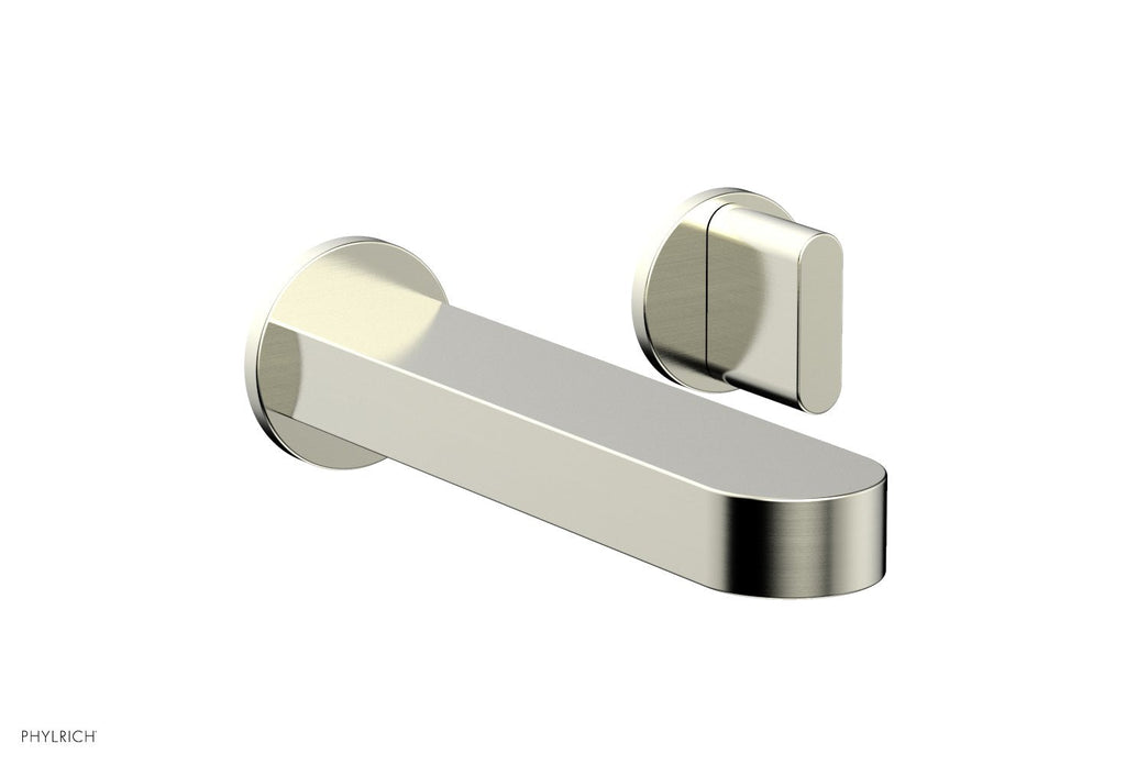 ROND Single Handle Wall Lavatory Set   Blade Handles by Phylrich - Polished Brass