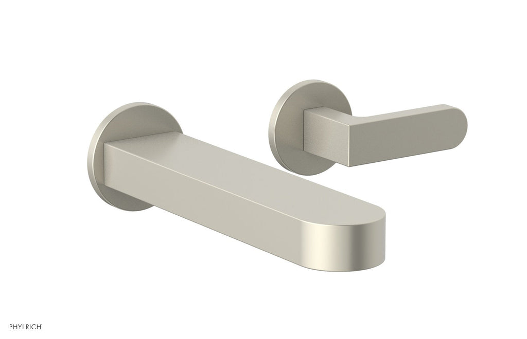 ROND Single Handle Wall Lavatory Set   Lever Handles by Phylrich - Burnished Nickel