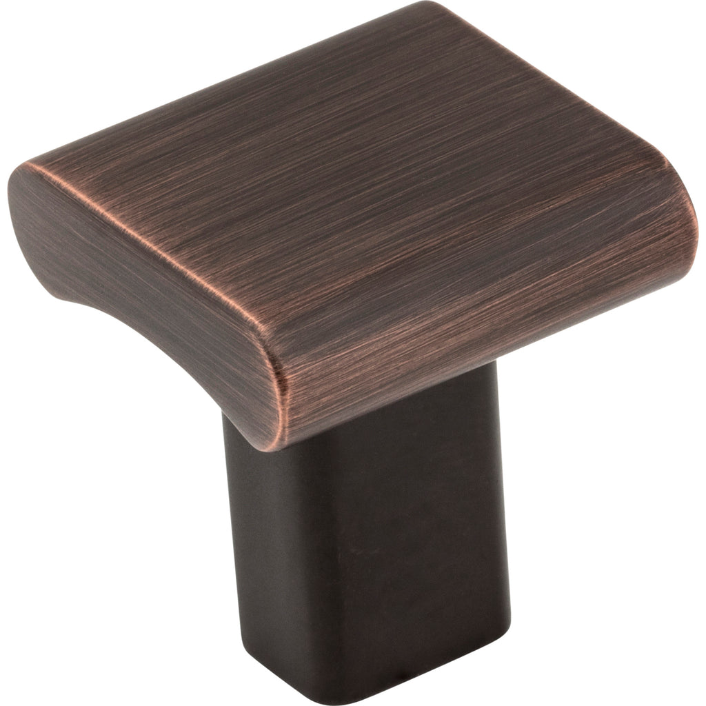 Square Park Cabinet Knob by Elements - Brushed Oil Rubbed Bronze