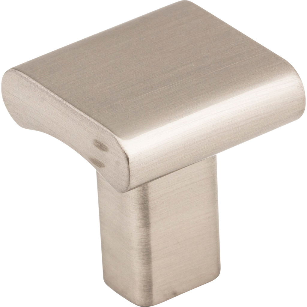Square Park Cabinet Knob by Elements - Satin Nickel