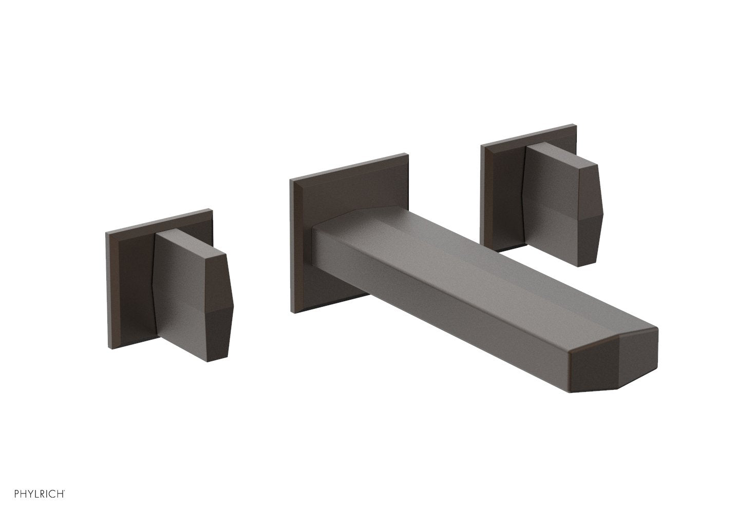 DIAMA Wall Lavatory Set   Blade Handles by Phylrich - Oil Rubbed Bronze