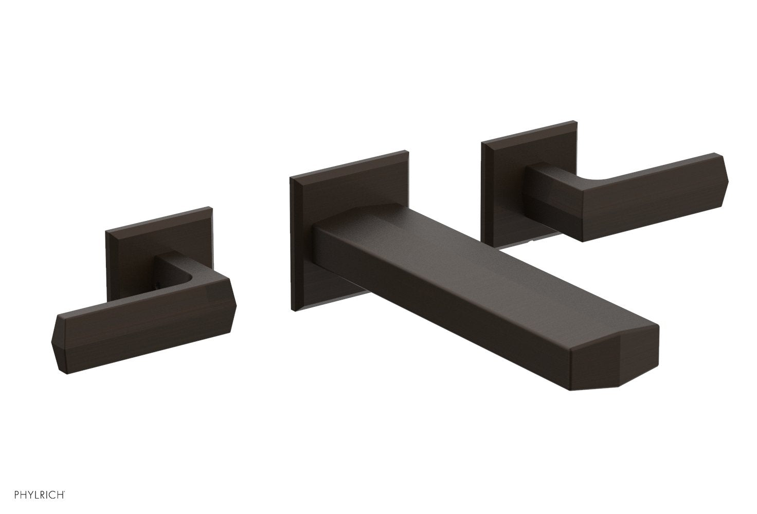 DIAMA Wall Lavatory Set   Lever Handles by Phylrich - Oil Rubbed Bronze