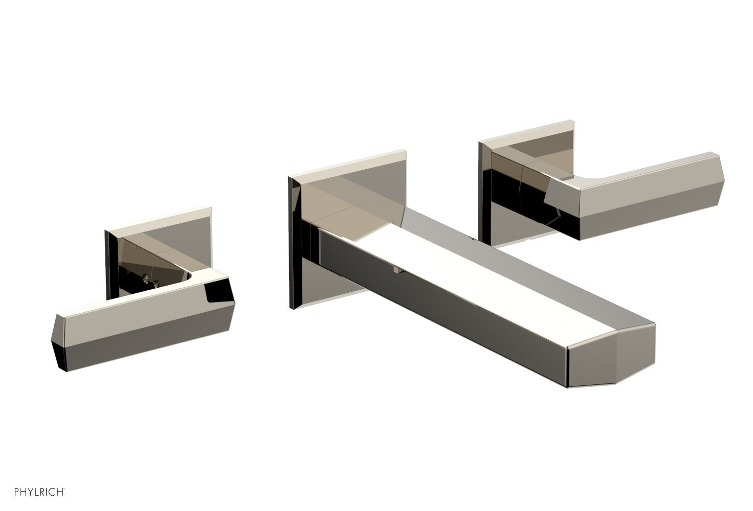 DIAMA Wall Lavatory Set   Lever Handles by Phylrich - Polished Brass