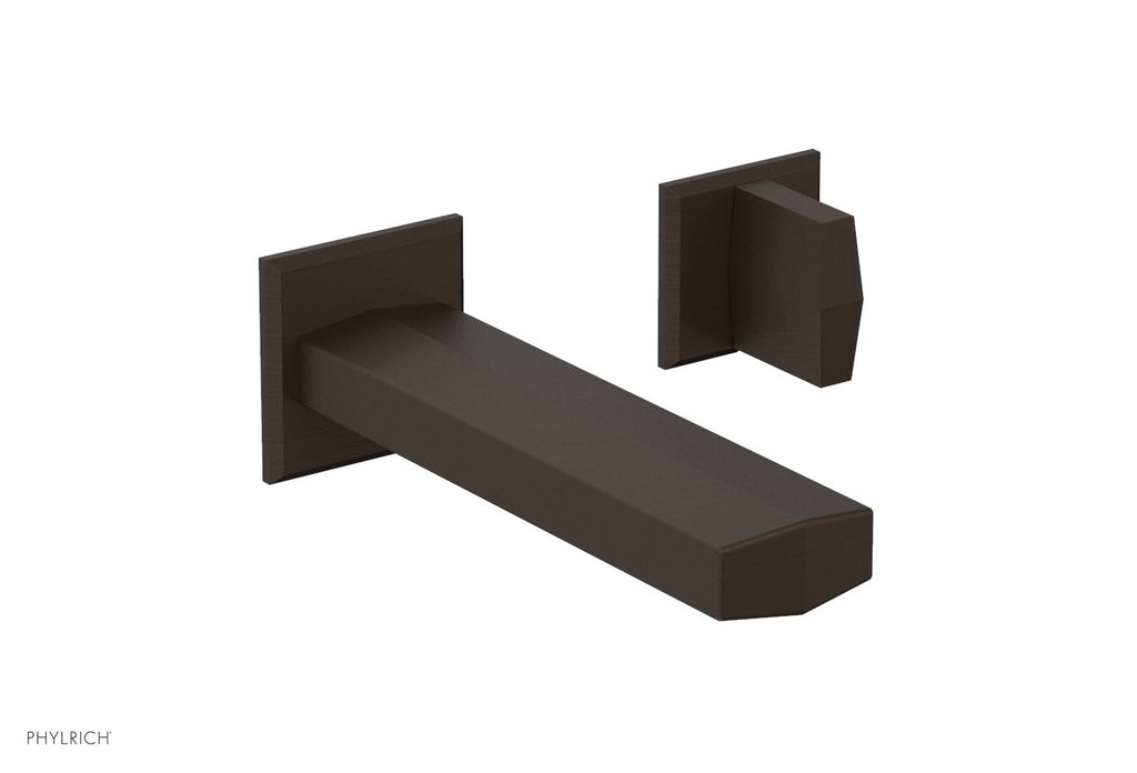 DIAMA Single Handle Wall Lavatory Set   Blade Handles by Phylrich - Oil Rubbed Bronze