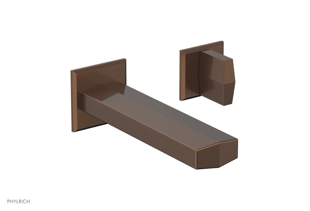 DIAMA Single Handle Wall Lavatory Set   Blade Handles by Phylrich - Polished Chrome