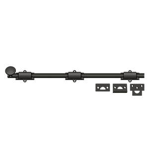 Bolts Surface HD Bolt by Deltana - 18" - Oil Rubbed Bronze - New York Hardware