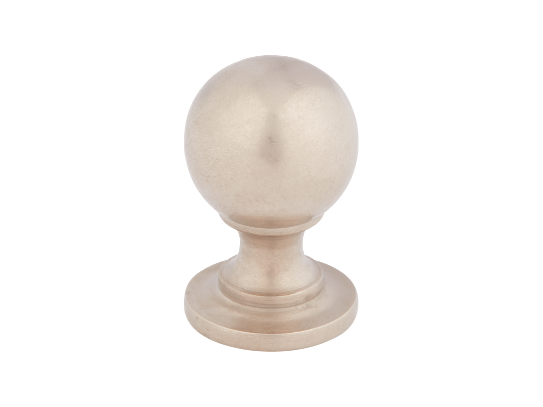 Cotswold Ball Cabinet Knob by Armac Martin - 19mm - Barrelled Nickel Plate