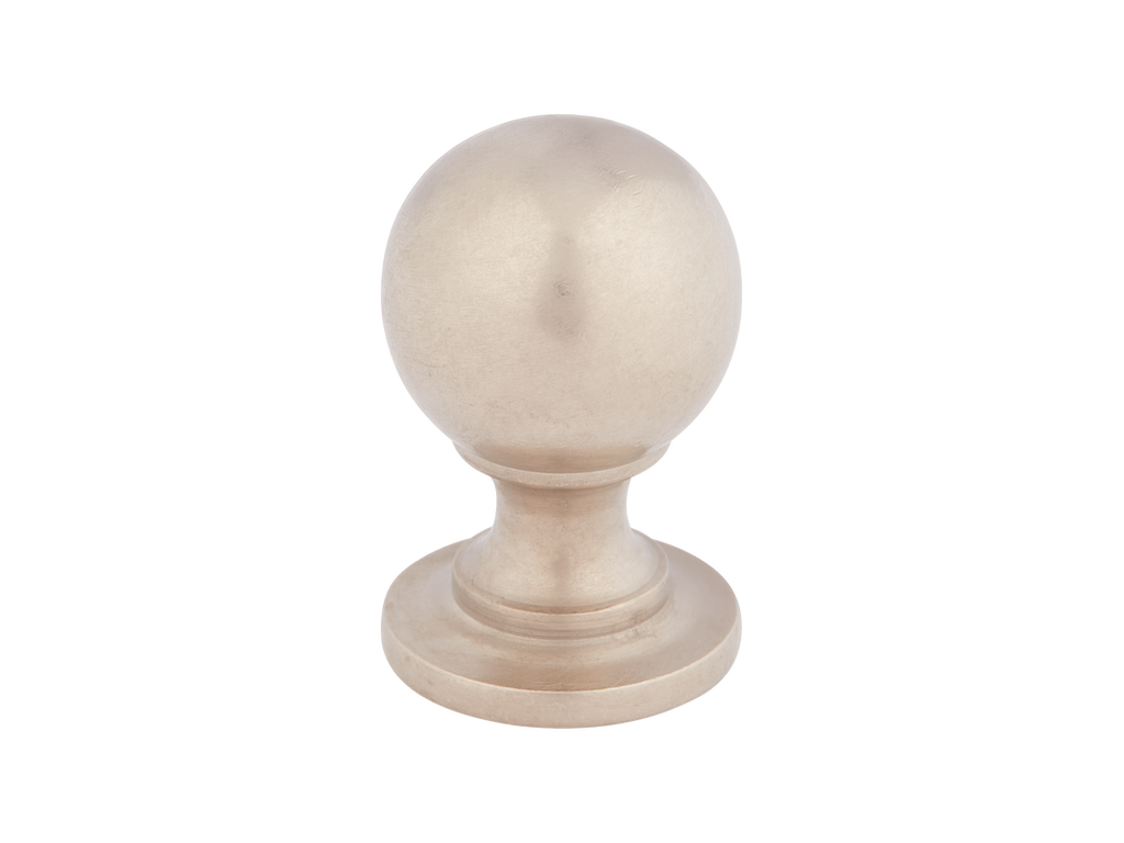 Cotswold Ball Cabinet Knob by Armac Martin - 19mm - Barrelled Nickel Plate