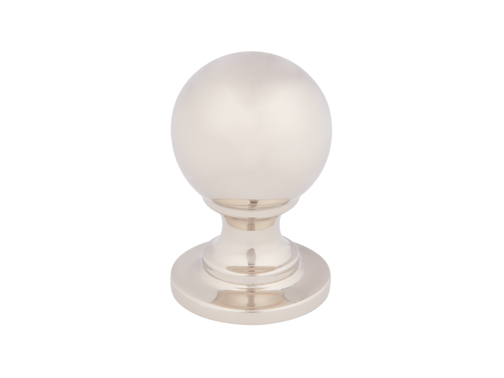 Cotswold Ball Cabinet Knob by Armac Martin - 19mm - Polished Nickel Plate