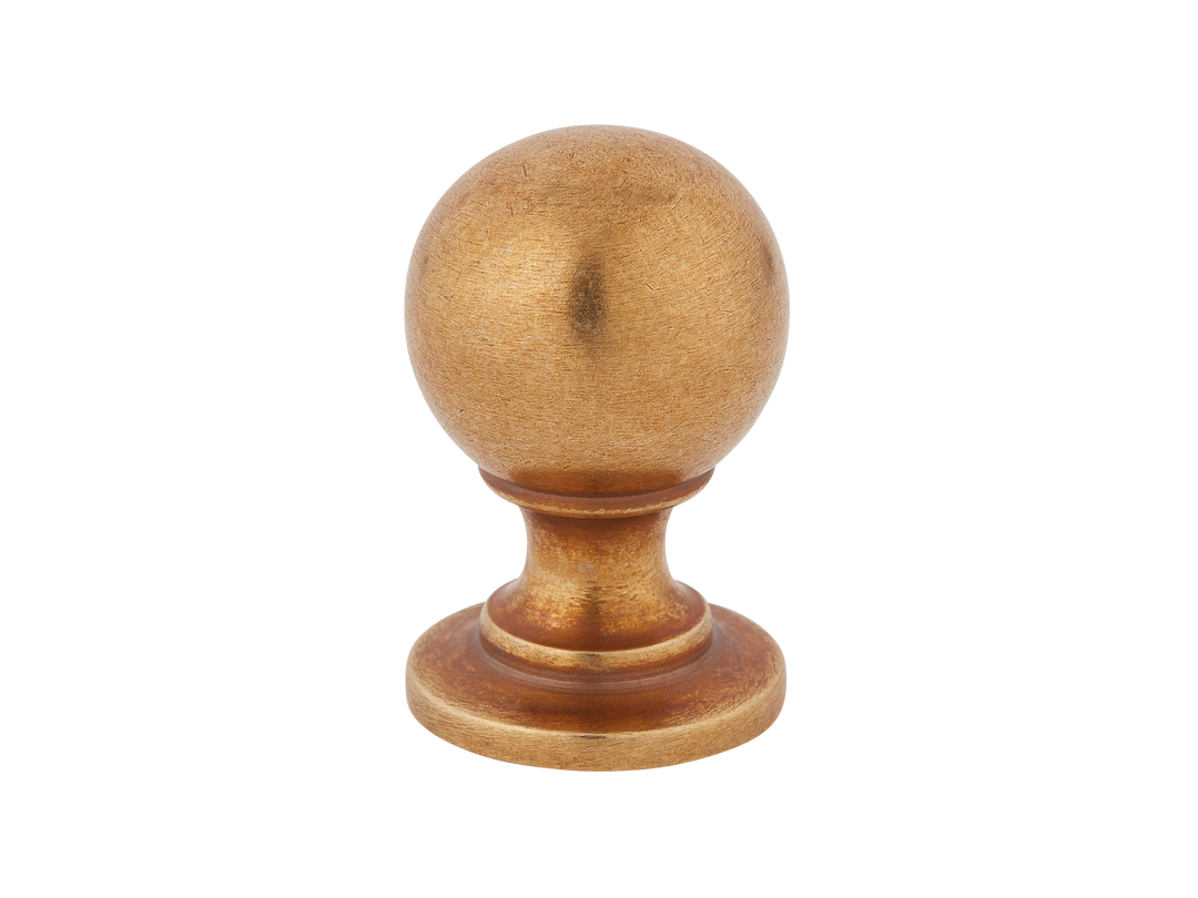 Cotswold Ball Cabinet Knob by Armac Martin - 19mm - Burnished Brass