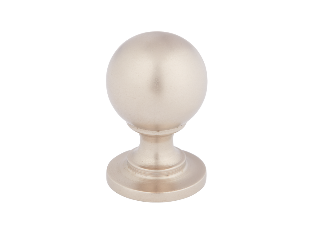Cotswold Ball Cabinet Knob by Armac Martin - 19mm - Satin Nickel Plate