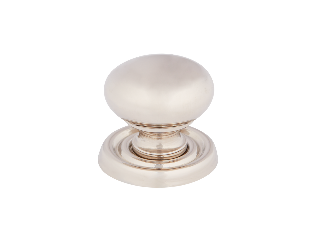 Cotswold Bun Cabinet Knob by Armac Martin - 19mm - Polished Nickel Plate