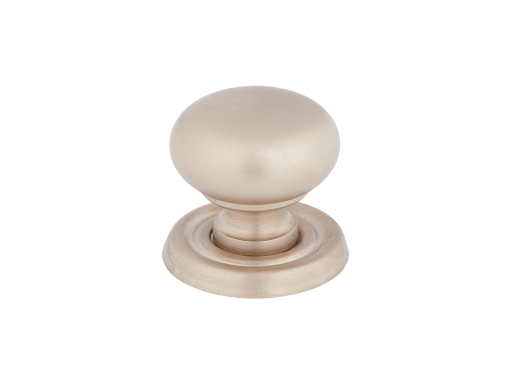 Cotswold Bun Cabinet Knob by Armac Martin - 19mm - Satin Nickel Plate
