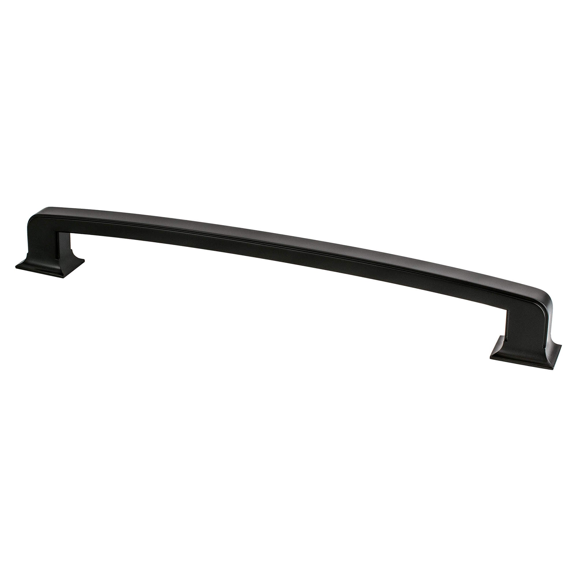 Matte Black - 12" - Hearthstone Appliance Pull by Berenson - New York Hardware