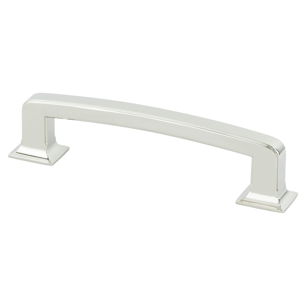 Polished Nickel - 128mm - Designers Group Ten Pull by Berenson - New York Hardware