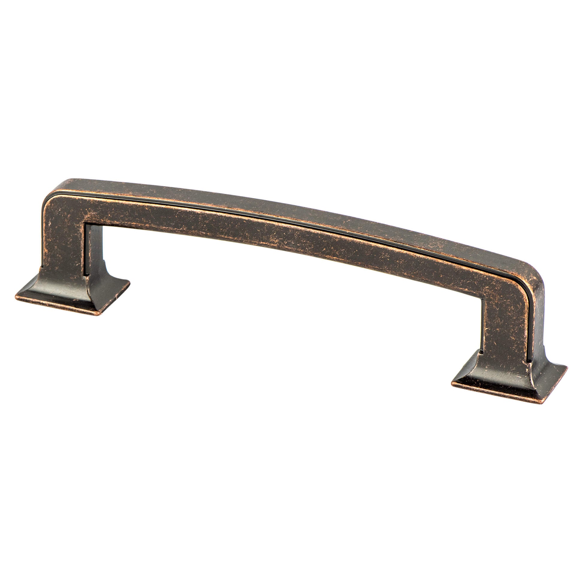 Weathered Verona Bronze - 128mm - Hearthstone Pull by Berenson - New York Hardware