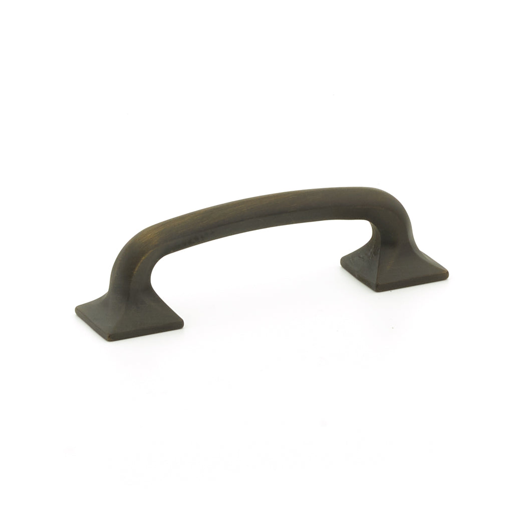 Northport Square Pull by Schaub - Ancient Bronze - New York Hardware
