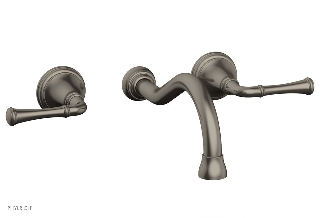 COINED Wall Lavatory Set by Phylrich - Pewter