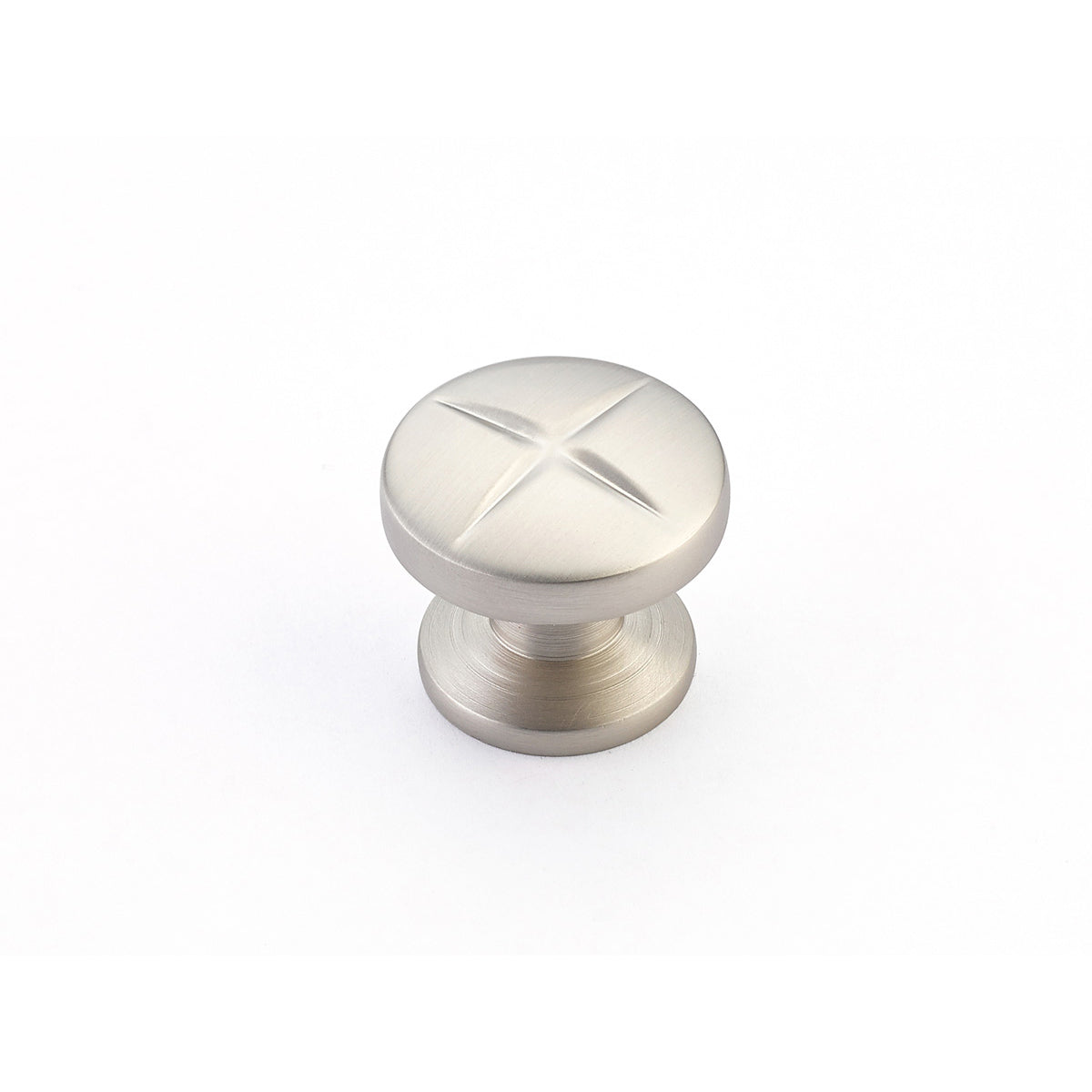 Northport Round Knob by Schaub - Satin Nickel - New York Hardware
