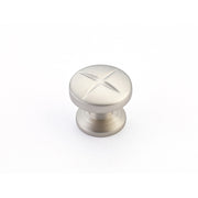 Northport Round Knob by Schaub - Satin Nickel - New York Hardware