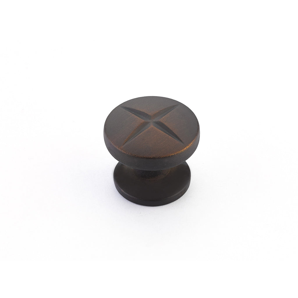 Northport Round Knob by Schaub - Ancient Bronze - New York Hardware