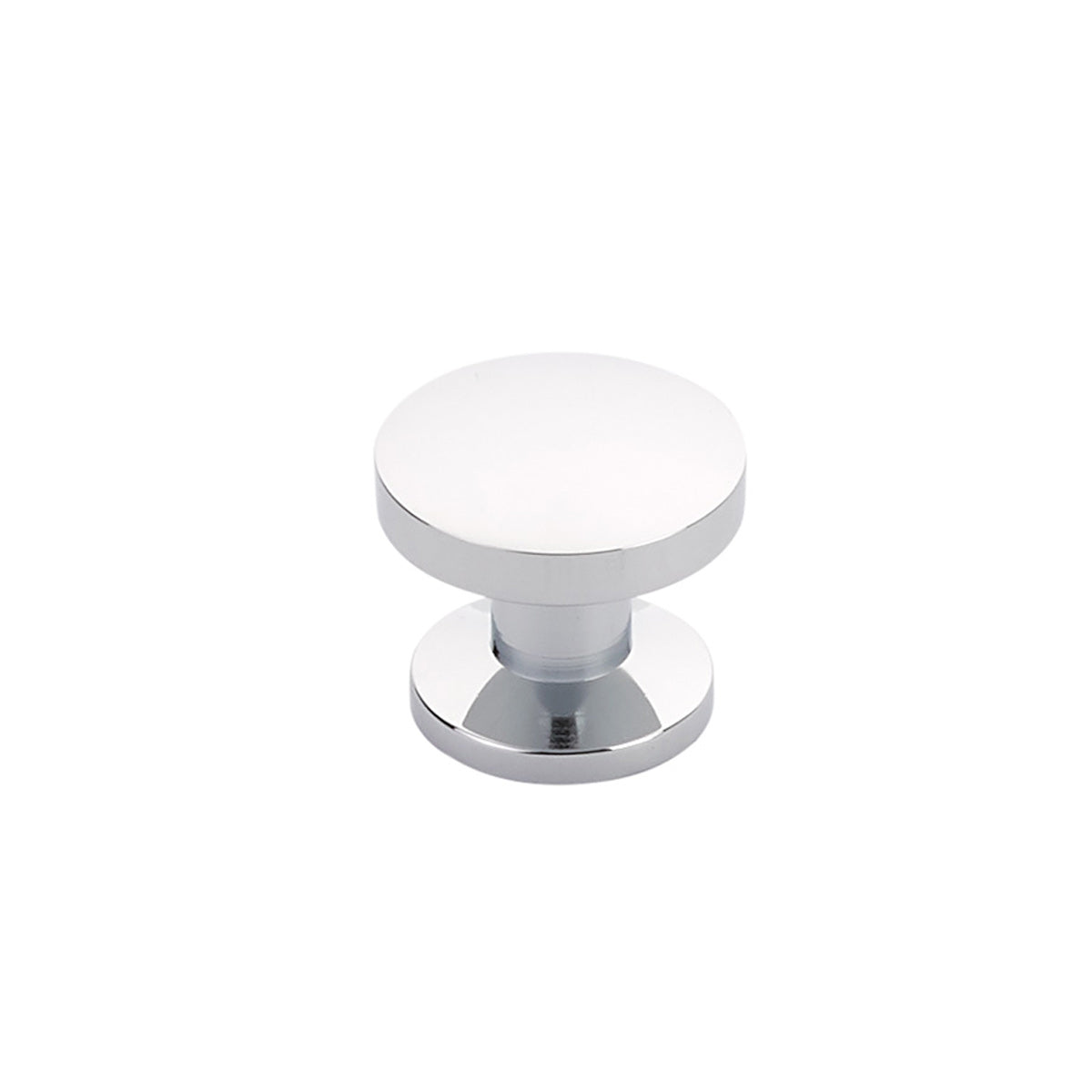 Northport Smooth Round Knob by Schaub - Polished Chrome - New York Hardware