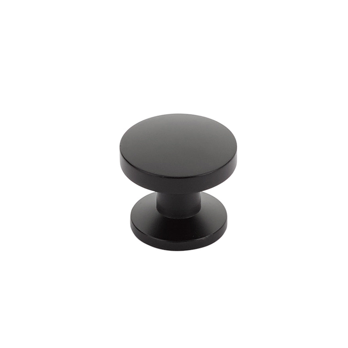 Northport Smooth Round Knob by Schaub - Matte Black - New York Hardware