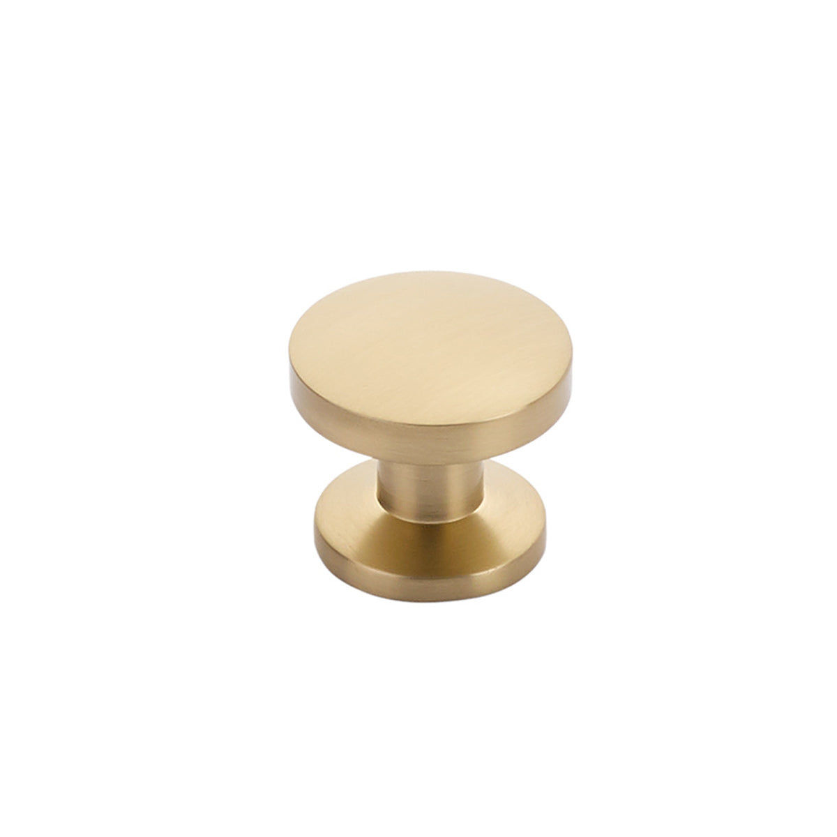 Northport Smooth Round Knob by Schaub - Signature Satin Brass - New York Hardware