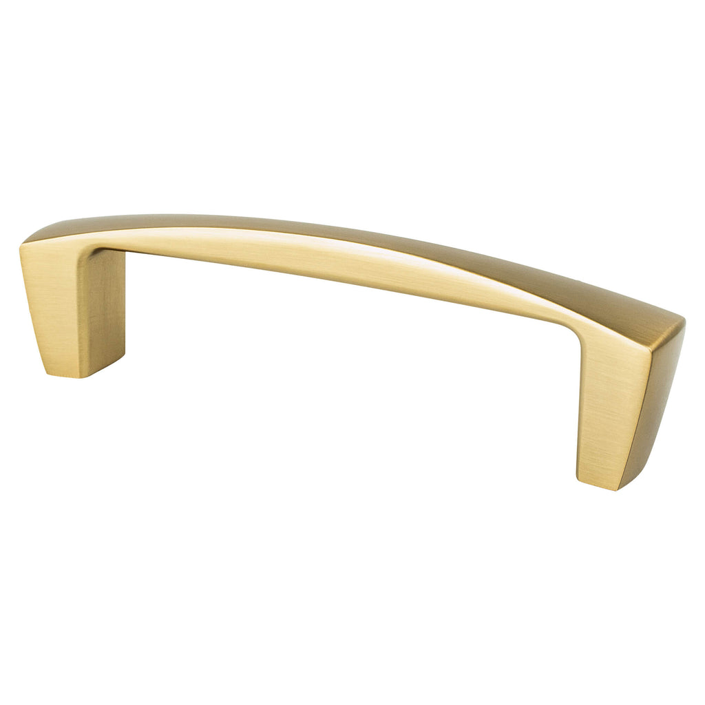 Modern Brushed Gold - 96mm - Aspire Pull by Berenson - New York Hardware