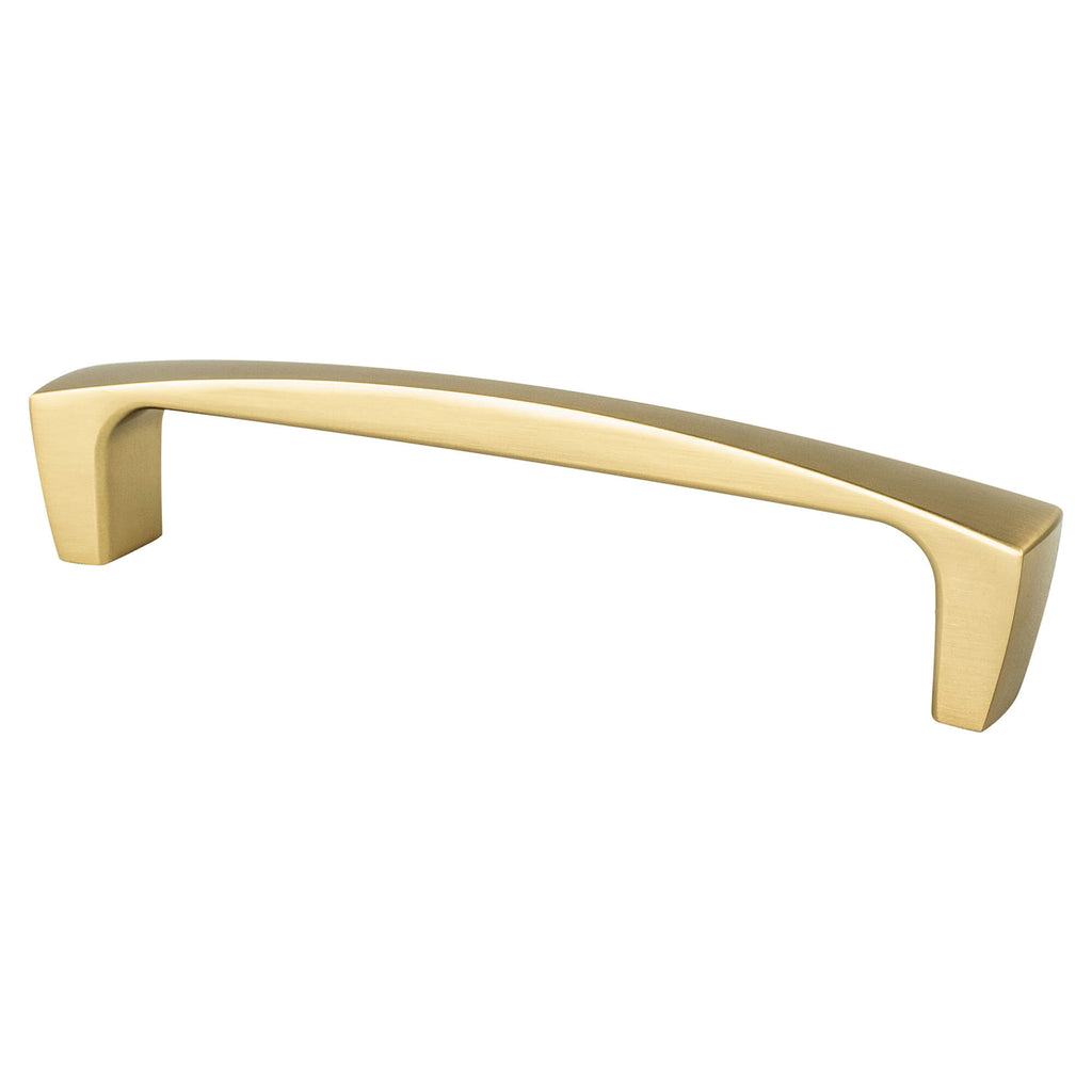 Modern Brushed Gold - 128mm - Aspire Pull by Berenson - New York Hardware