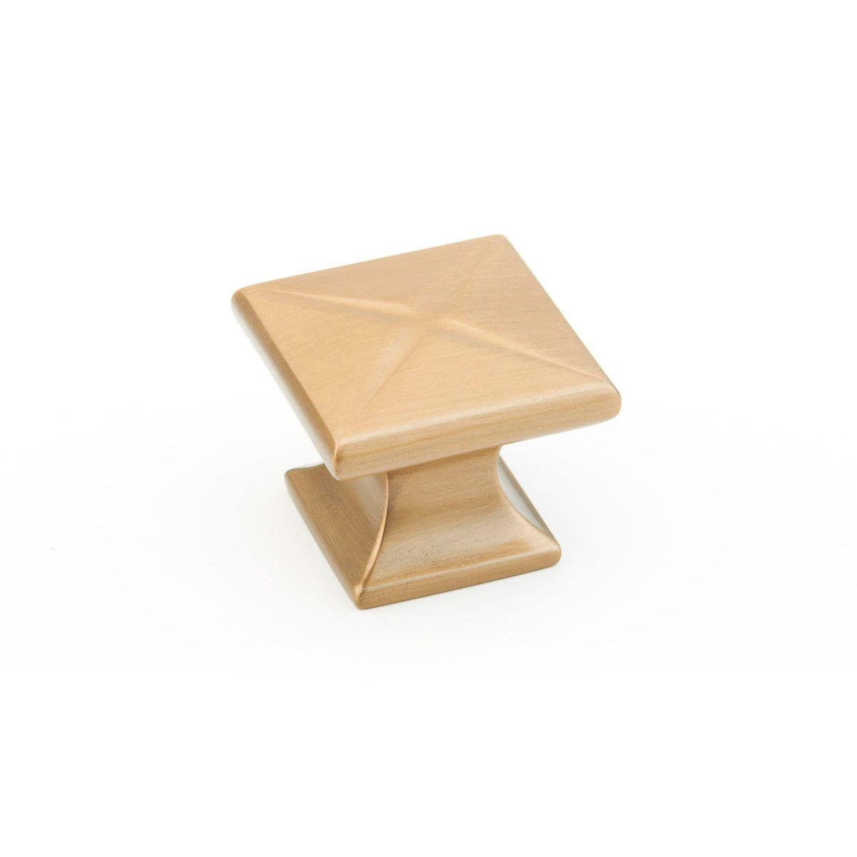 Northport Square Knob by Schaub - Brushed Bronze - New York Hardware