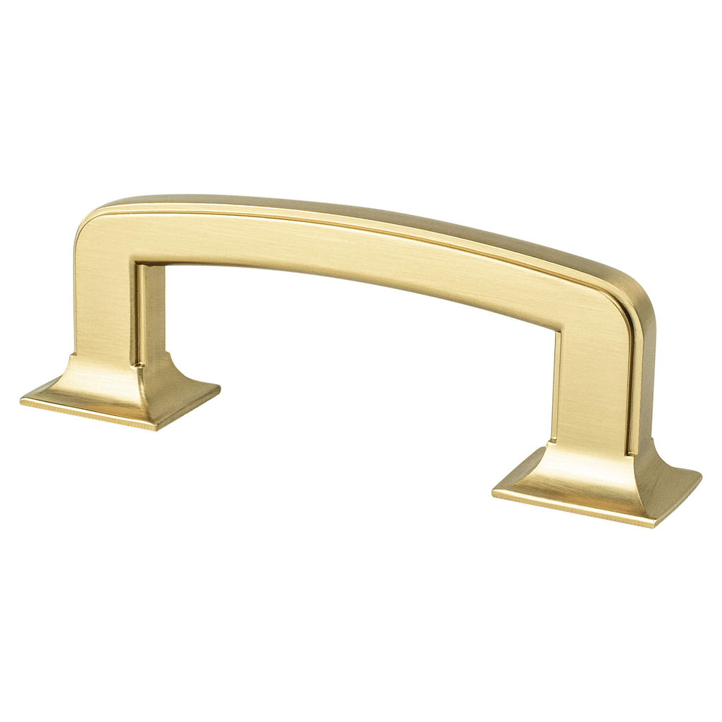 Modern Brushed Gold - 3" - Hearthstone Pull by Berenson - New York Hardware