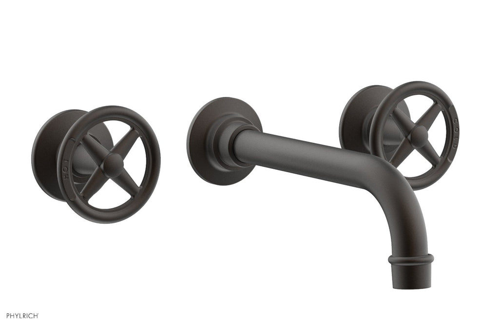 WORKS Wall Lavatory Set   Cross Handles by Phylrich - Oil Rubbed Bronze
