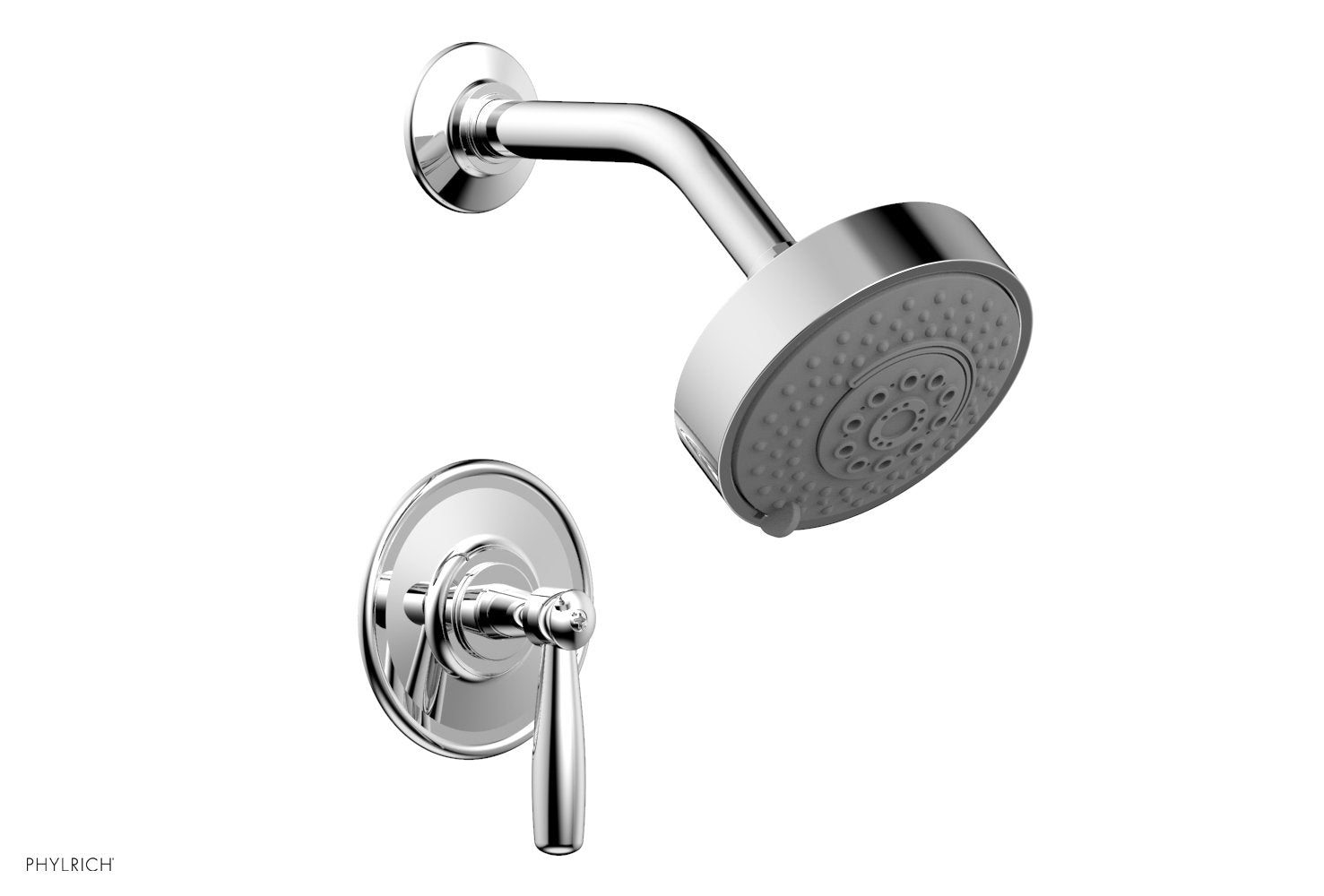 WORKS Pressure Balance Shower Set   Lever Handle by Phylrich - Polished Nickel